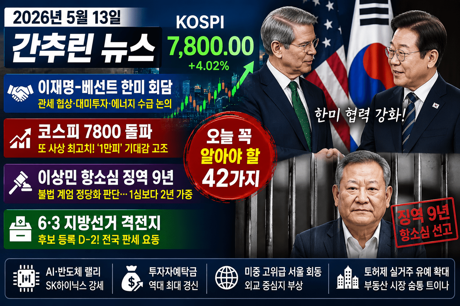 20260513 간추린뉴스