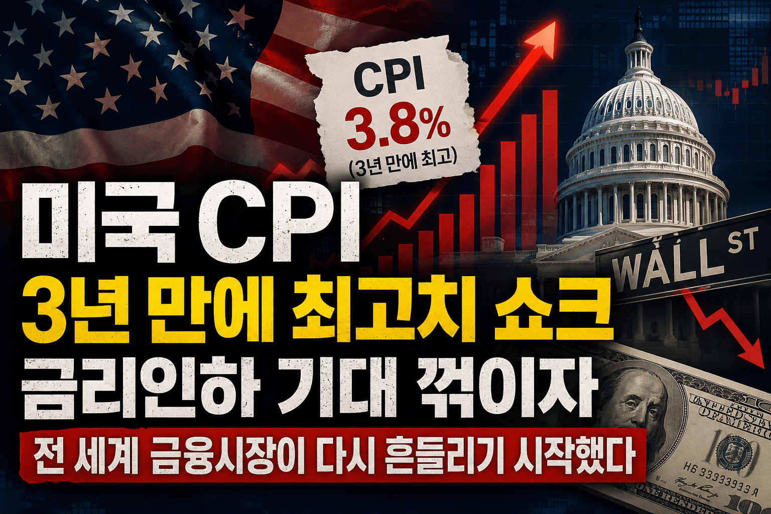 미국 CPI 최고치