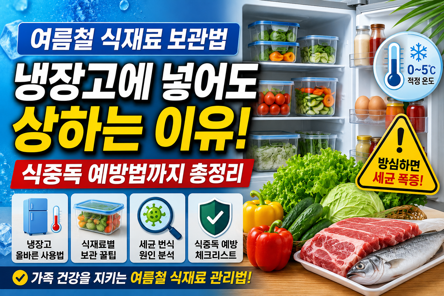 여름철 식재료 보관법